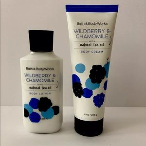 NEW Bath & Body Works Wildberry & Chamomile set